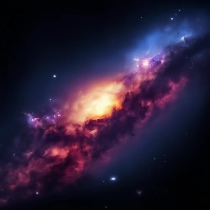 Cœur de la Voie lactée visible dans un ciel noir sans pollution lumineuse