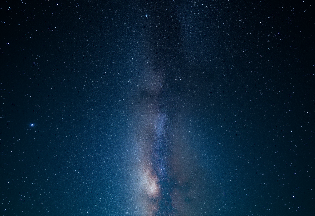 Resultat de photographie de la Voie lactee realisee avec un smartphone recent