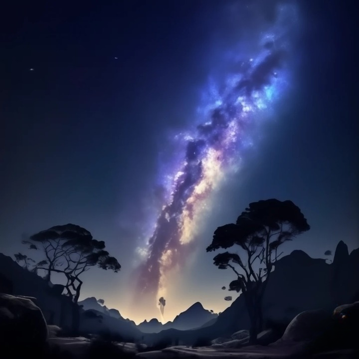 craiyon 204832 Arc de la Voie lact e photographi de nuit dans un environnement naturel pr serv cleanup