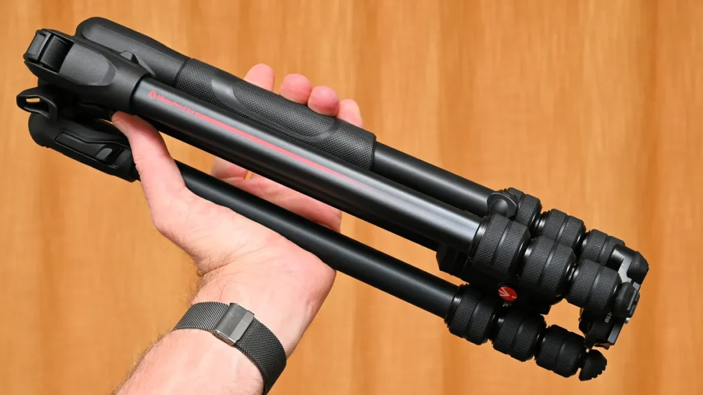 Trépied de voyage Manfrotto Befree Advanced en aluminium avec rotule ball pour photographe hybride.