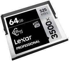 Lexar 64GB 3500x CFast 2.0