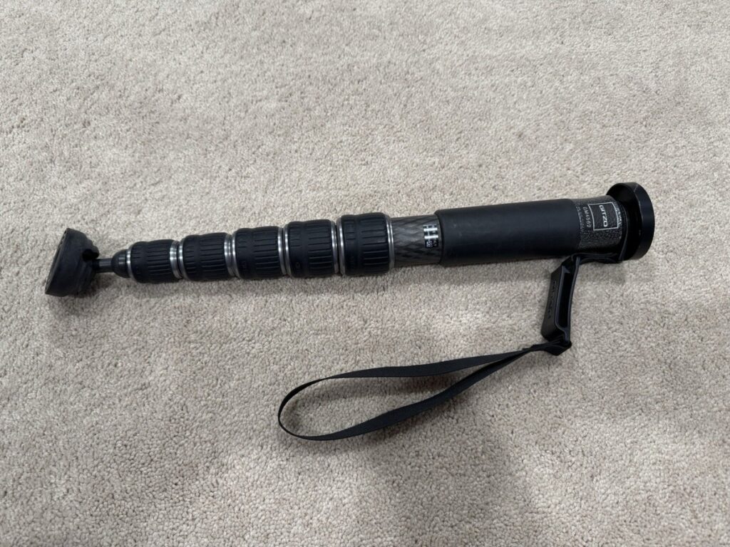 Gitzo GM4562 Systematic - Monopode carbone haut de gamme 6x, légendaire pour sa stabilité et sa durabilité. Un investissement professionnel pour les longues sessions.