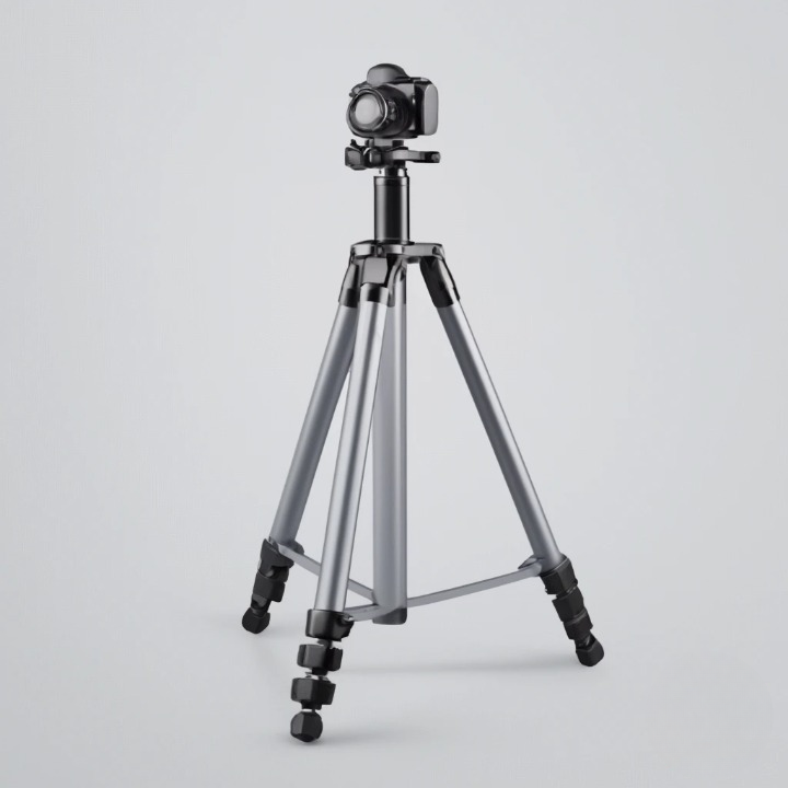 craiyon_215646_Tr_pied_en_aluminium_pas_cher_supportant_un_appareil_photo_hybride_pour_une_prise_de_vue_stable