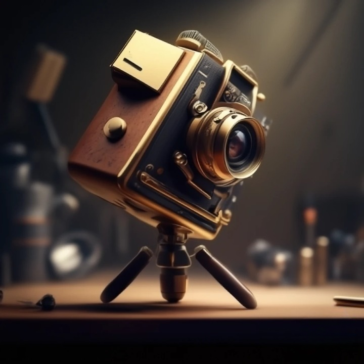 Meilleur mini trépied : comparatif et conseils pour smartphone, photo et vlog 11 Illustration d'une erreur de charge maximale sur un mini trépied instable sous le poids d'un gros objectif.