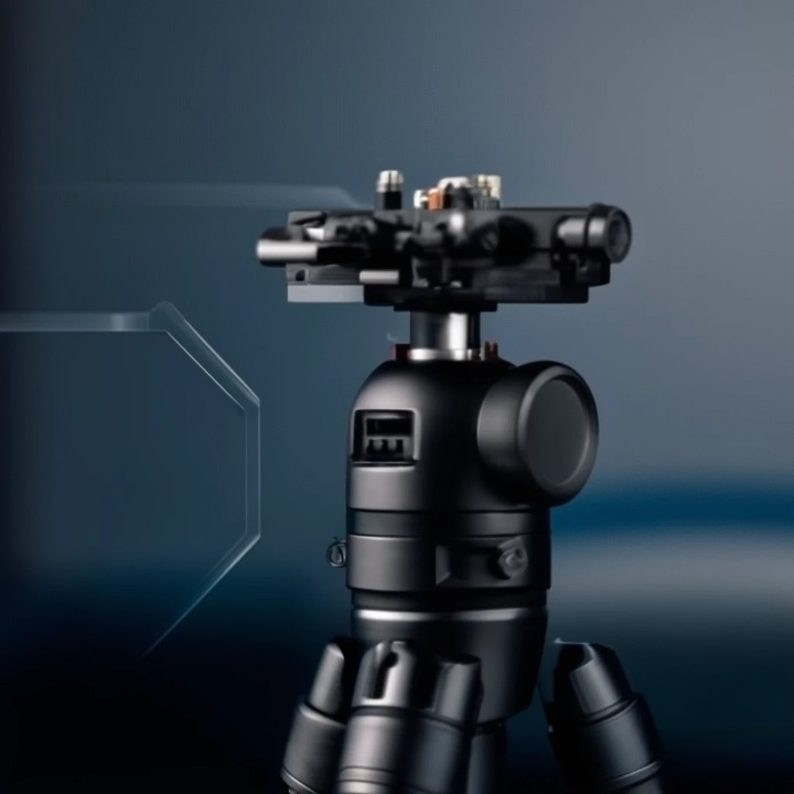 Rotule photo montée sur trépied illustrant l’importance de la compatibilité entre les deux