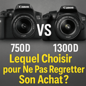 Canon 750D et le 1300D