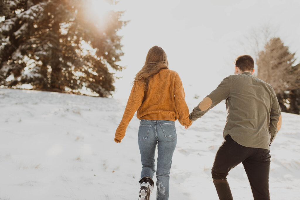 Marcher dans la neige