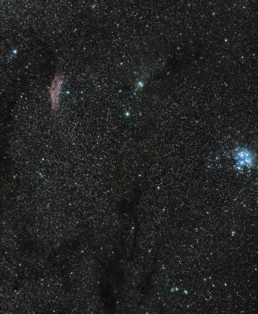 15 galaxies, nébuleuses et astres à photographier sans télescope 11 la nébuleuse de californie