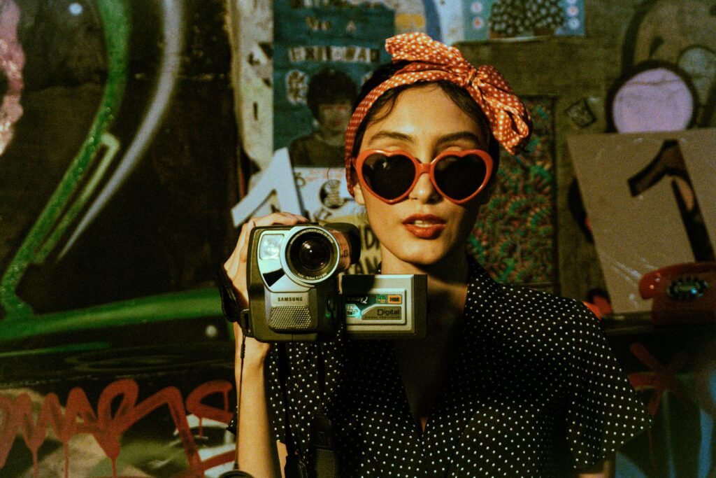 retour du camescope vintage