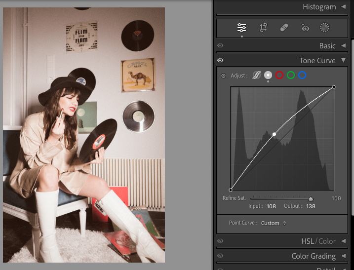 Comment Donner un Effet Vintage à Vos Photos avec Lightroom : Guide Pas à Pas 19 tone curves