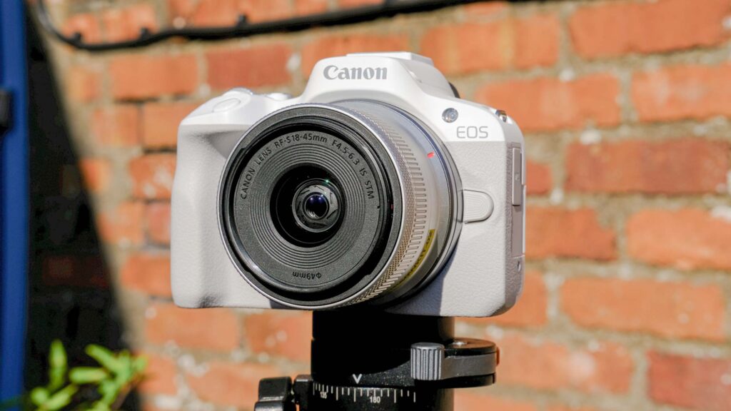 Canon EOS R50 en main – appareil photo hybride parfait pour débuter la photographie