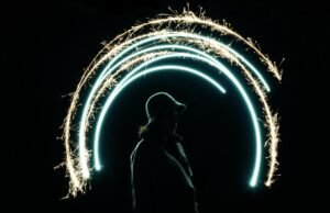 artiste de light painting
