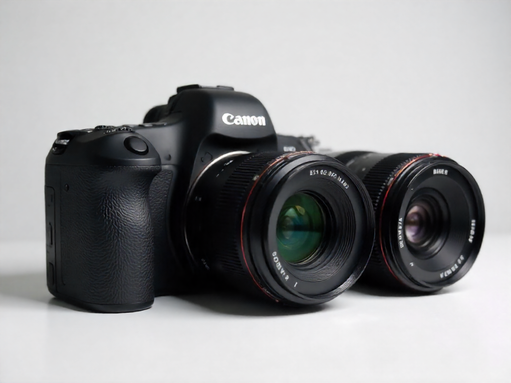 Appareil photo Canon EOS R avec objectifs RF monture R.