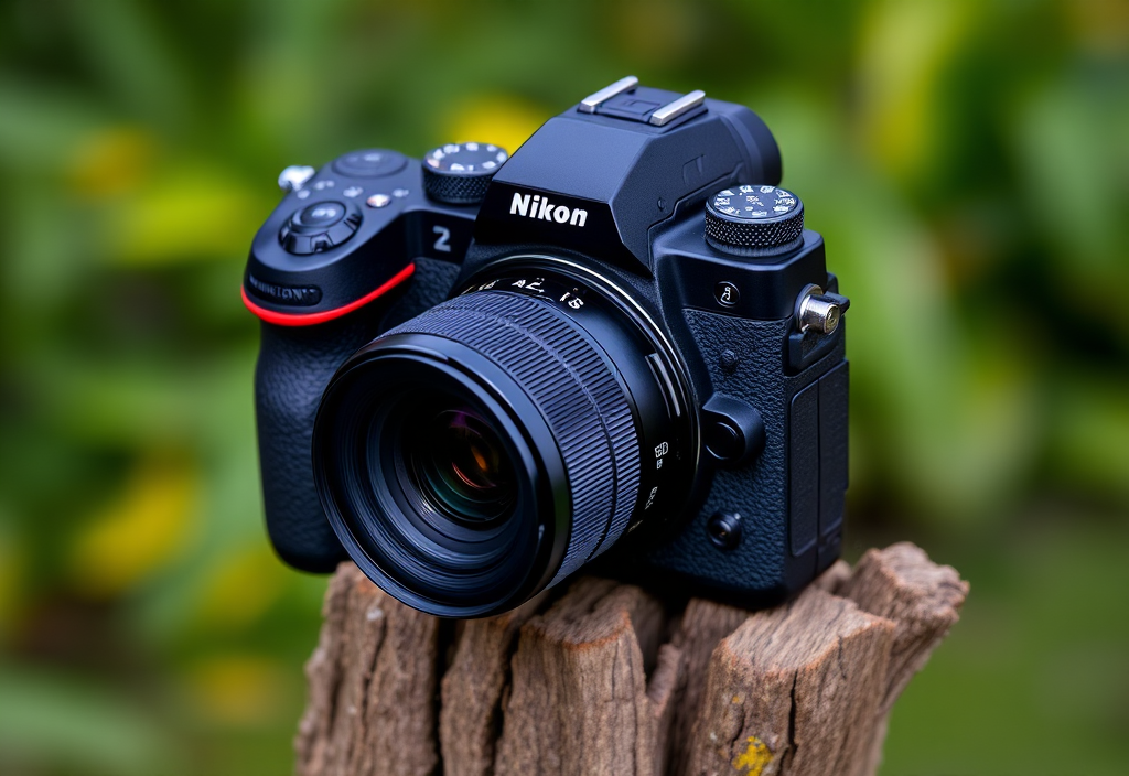 Boitier hybride Nikon Z avec objectif monture Z