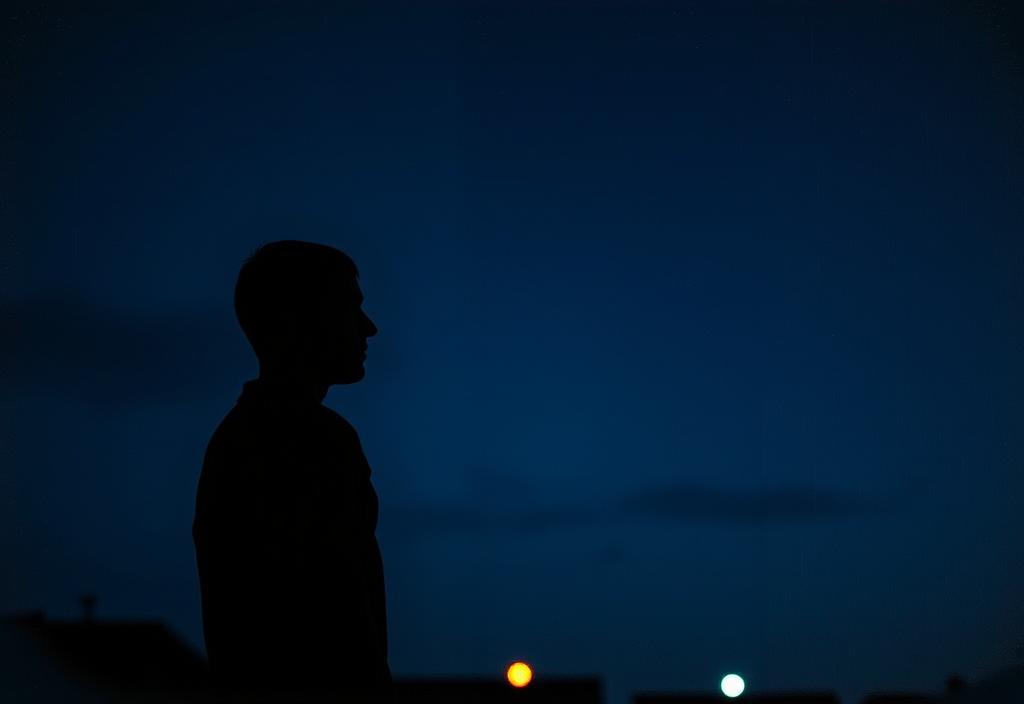 Light Painting : Guide Créatif Ultime pour Photographier la Nuit, le Ciel Étoilé et la Voie Lactée 7 Silhouette humaine dessinee par la lumiere en light painting nocturne