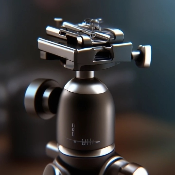 craiyon 171206 Gros plan sur une rotule ball photo illustrant la pr cision du r glage et la fluidit du cadrage cleanup